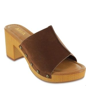 MIA Brown Merel Platform Sandal